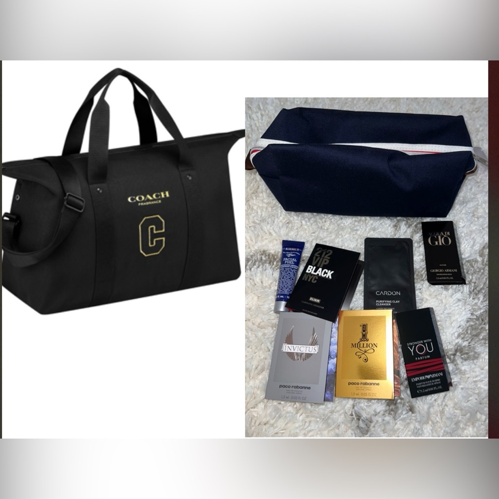 Coach travel bag/ Weekender bag / duffle bag plus free samples